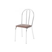 Kit 8 Cadeiras Lisboa Cromada Para Cozinha Ou área Gourmet-assento Sintético Marrom - 2