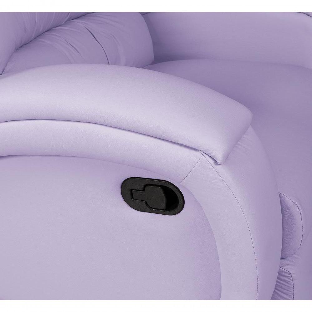 Poltrona Reclinável Imperial Zero Wall Estética Cílios Lashes Com Mocho Corano Lilás 313 - 3