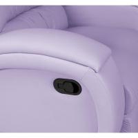 Poltrona Reclinável Imperial Zero Wall Estética Cílios Lashes Com Mocho Corano Lilás 313 - 3