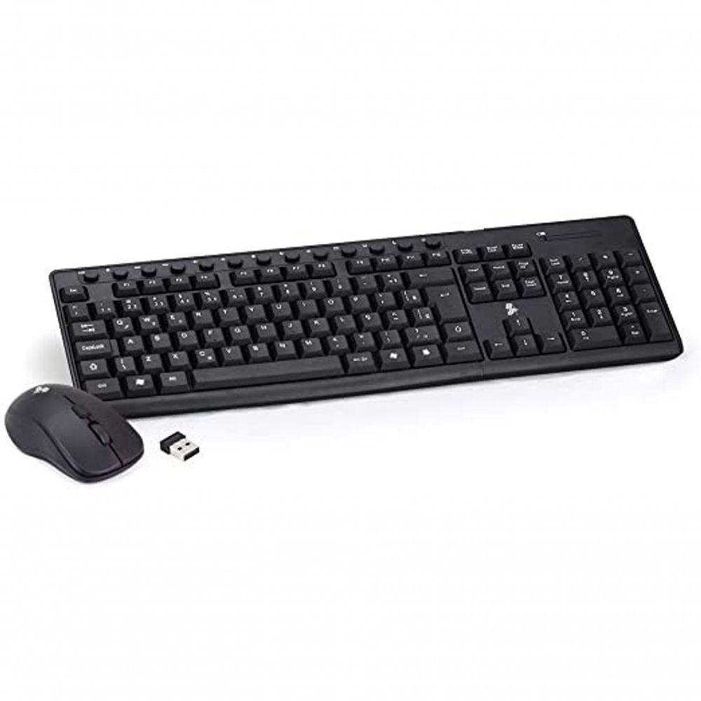 Combo Wireless 2.4ghz Office - Mouse E Teclado - 3