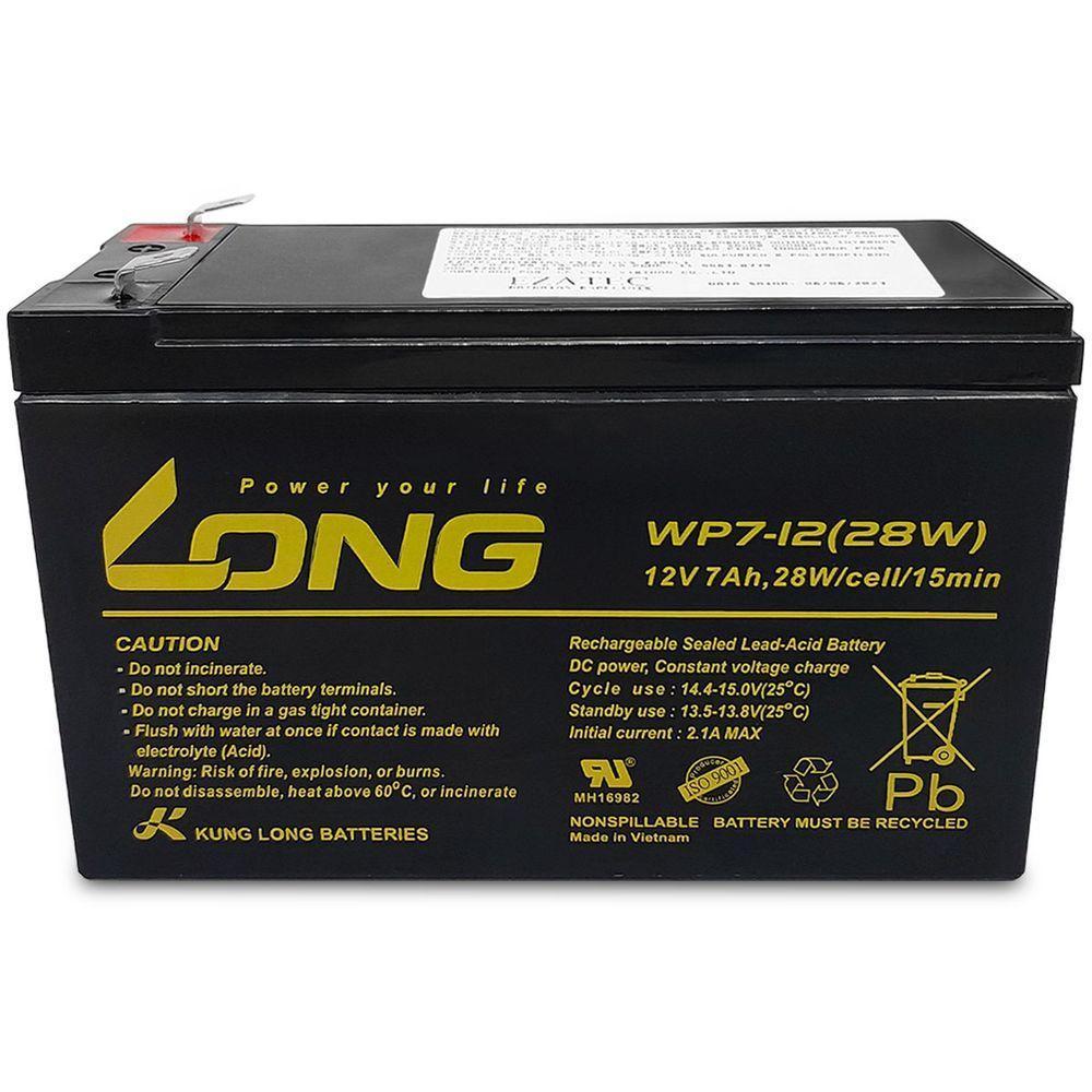Bateria Selada Para Nobreak Long, 12v 7ah - Wp7-12(28w) - 2