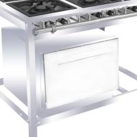 Fogão Industrial Venâncio 6 Bocas 3 Duplas A Gás Baixa Pressão Inox Com Forno Ei6d3f - 3