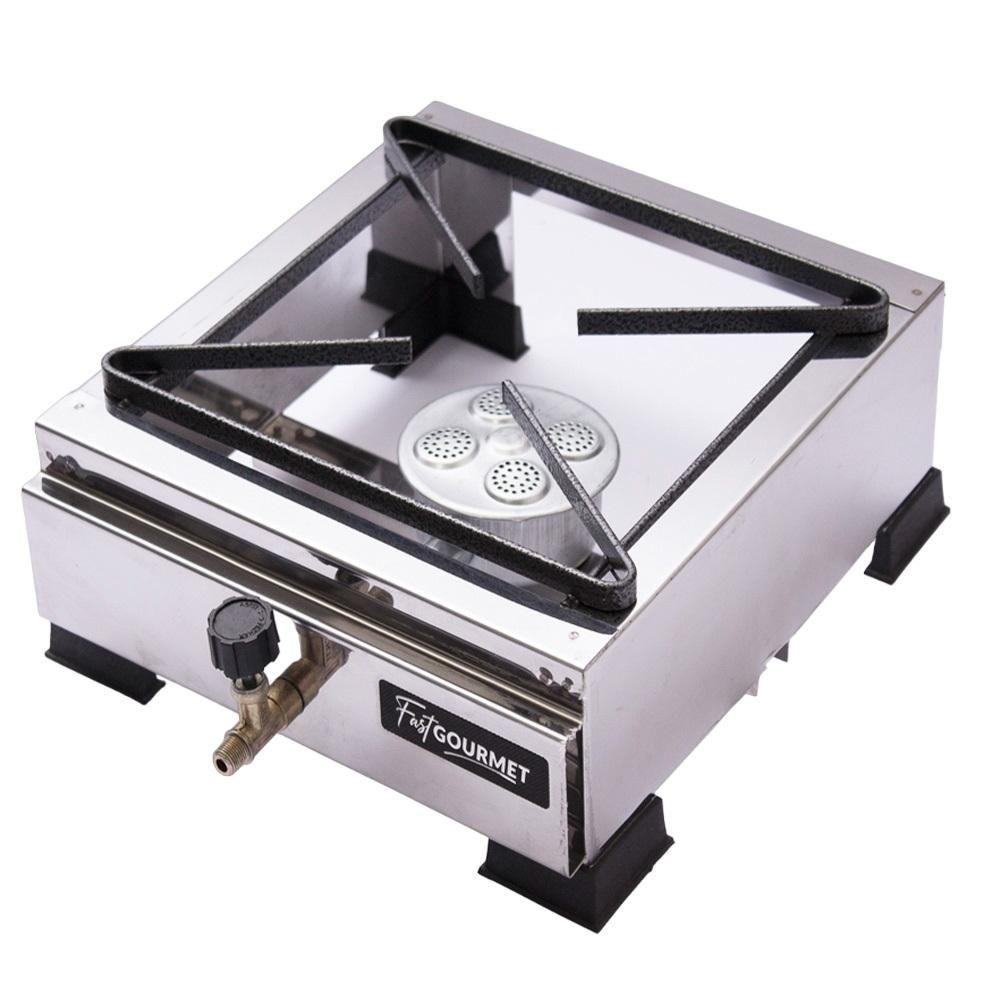 Fogão Industrial Fast Gourmet A Gás 1 Boca Inox F1ap - 1