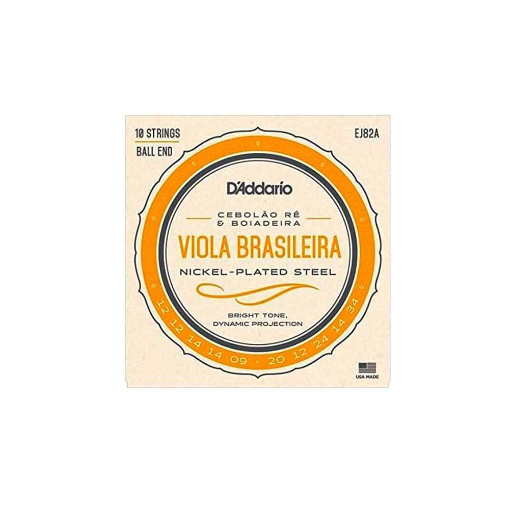 Cordas Para Viola Brasileira Ré D Addario Ej82 [f108] - 1