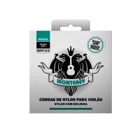 Jogo De Cordas P-violão Nylon Monterey Tensão Alta Emvn10b Prata Com Bolinha [f108] - 1