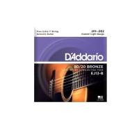 Cordas Para Violão Aço D Addario Bronze 80-20 Ej13-b+pl011 011" 052" Corda Extra Pl010 [f108] - 1