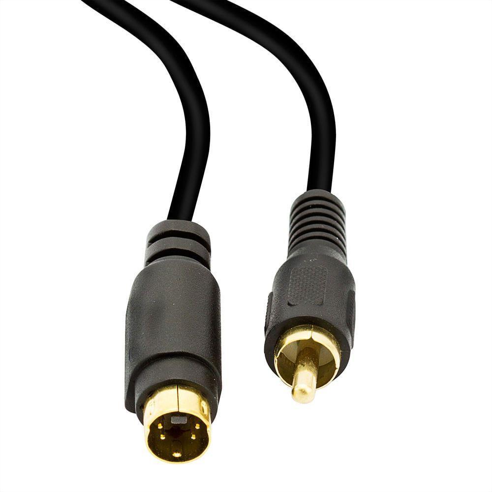 Cabo Super Vídeo X Rca - 3 Metros - 1