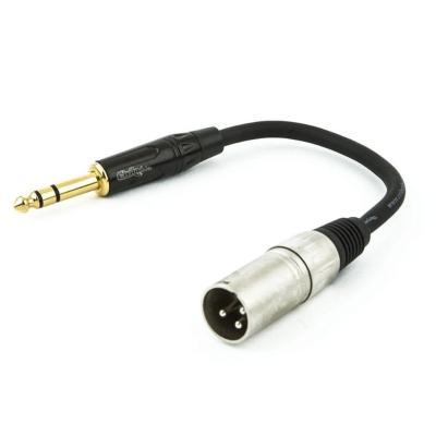 Cabo Xlr Para P10 Profissional Estereo - 30 Cm