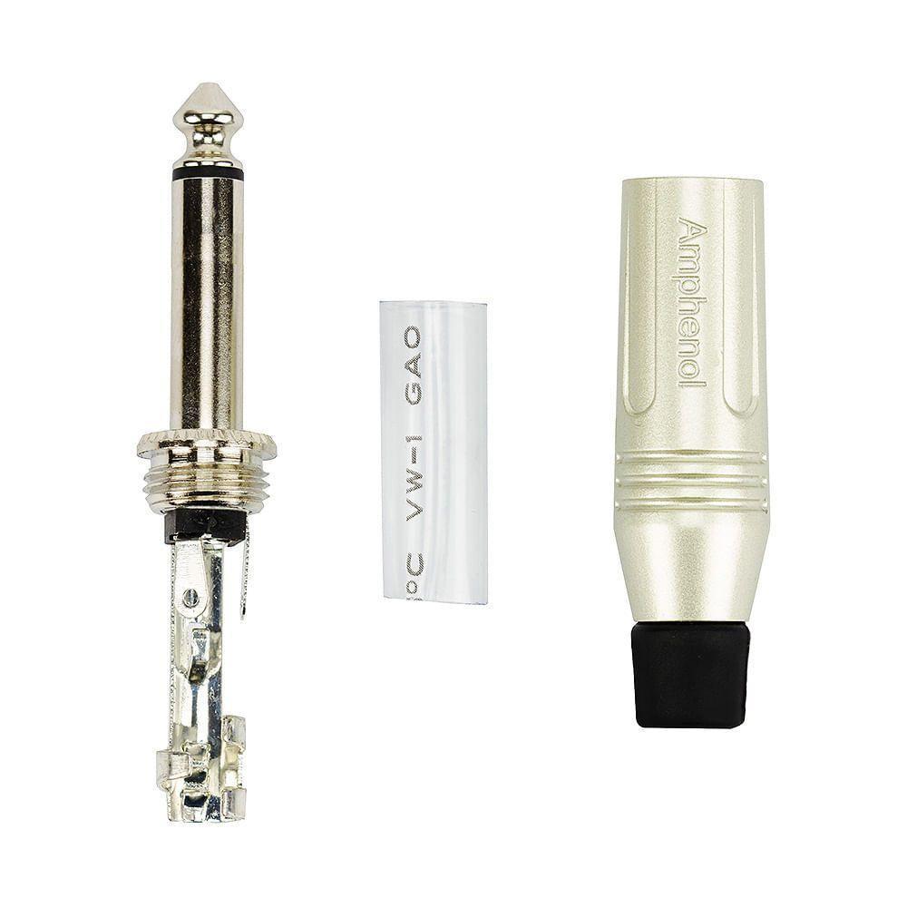 Cabo P10 X P10, Mono Amphenol - 50 Mt - 2