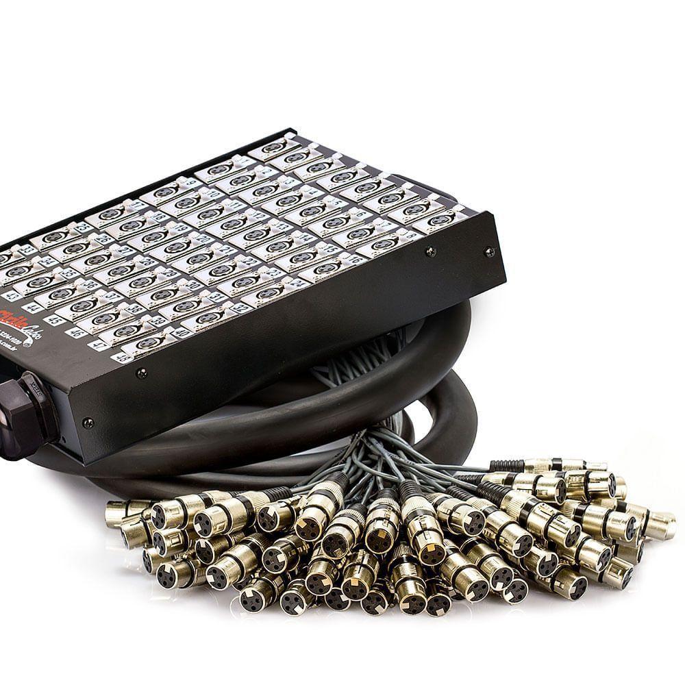 Medusa 48 Vias Montada Conectores Cirilo Cabos - 10 Metros - 1