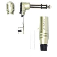 Cabo P10 X P10, L, 90º Graus, Estéreo Amphenol - 50 Metros - 3