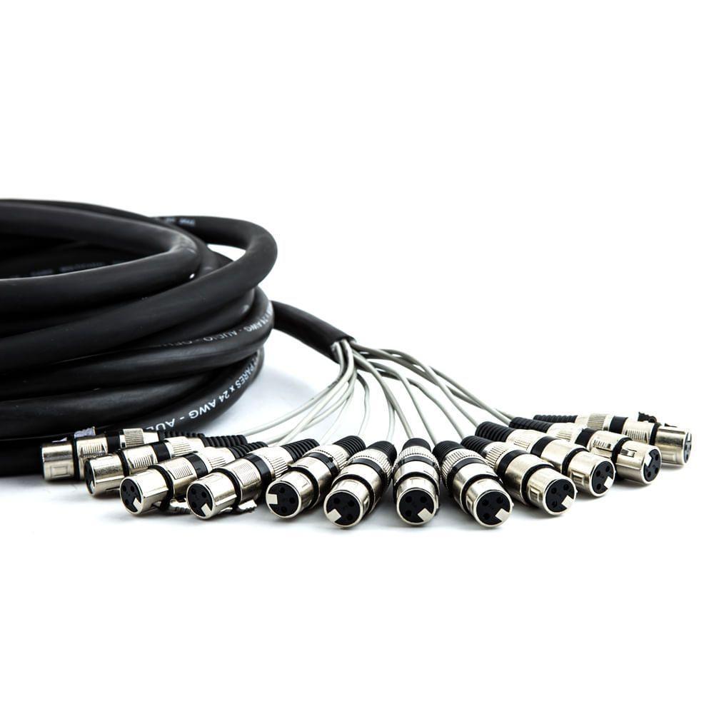 Multicabos Xlr 12 Vias Cirilo Cabos - 15 Metros - 2