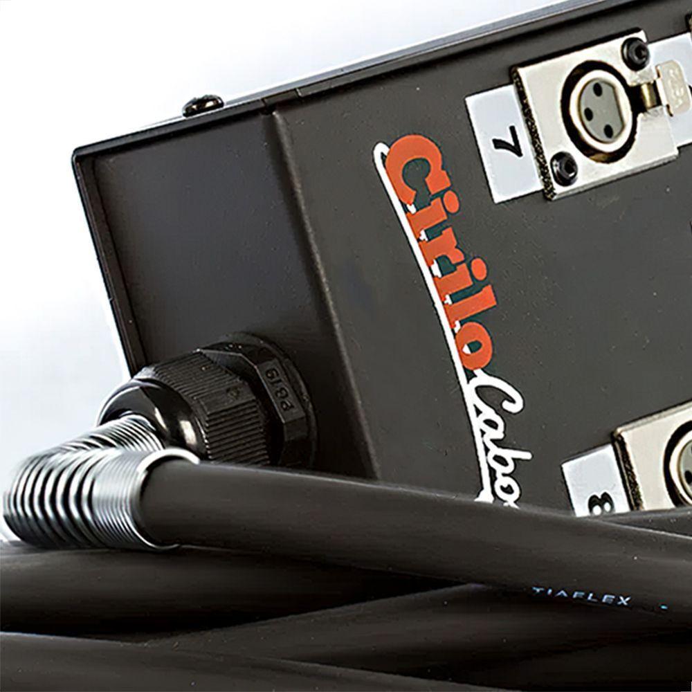 Medusa 8 Vias Montada Conectores Cirilo Cabos - 70 Metros - 2