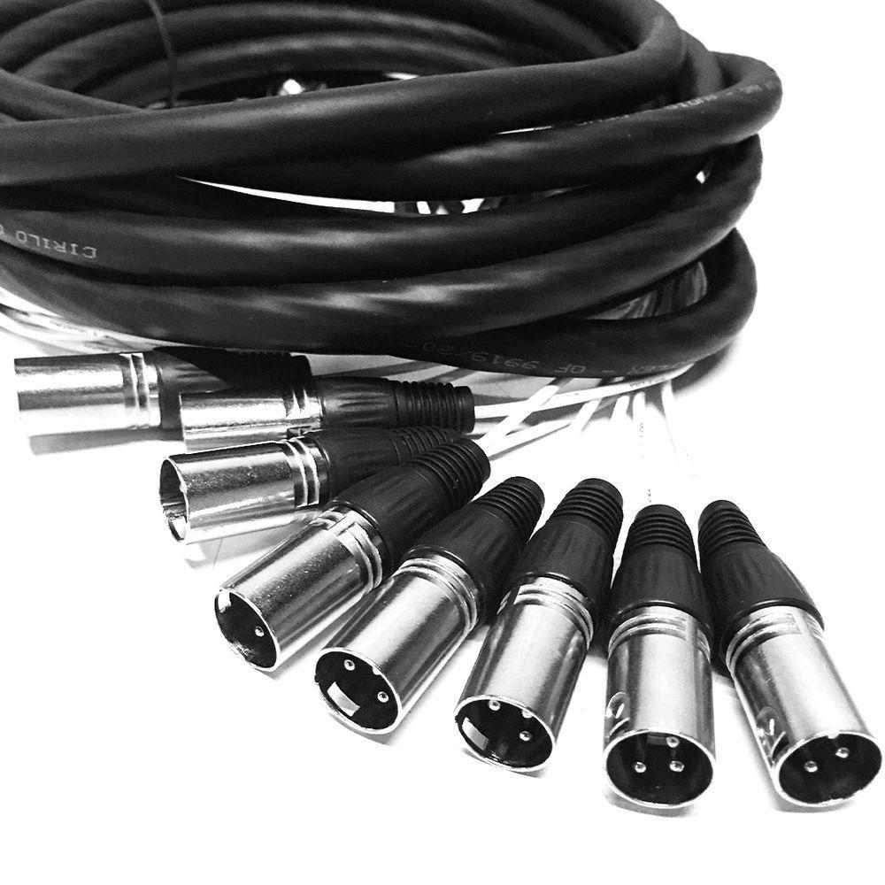 Multicabos Xlr 8 Vias Cirilo Cabos - 45 Mt - 3
