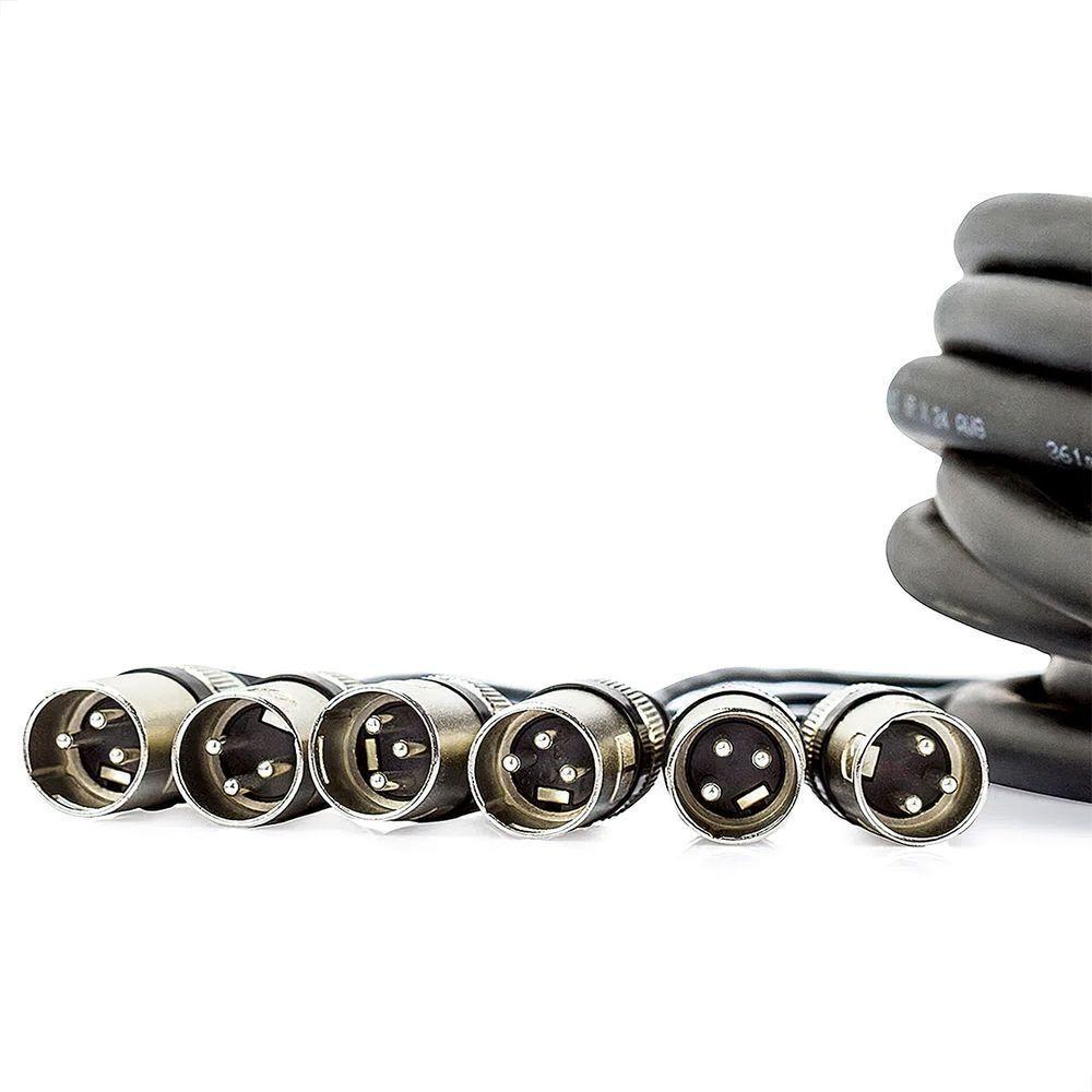 Medusa 6 Vias Montada Com Conectores Cirilo Cabos 50m - 5