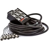 Medusa 6 Vias Montada Com Conectores Cirilo Cabos 50m - 1