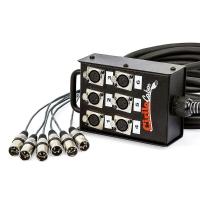 Medusa 6 Vias Montada Com Conectores Cirilo Cabos 50m - 2