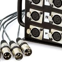 Medusa 6 Vias Montada Com Conectores Cirilo Cabos 50m - 6