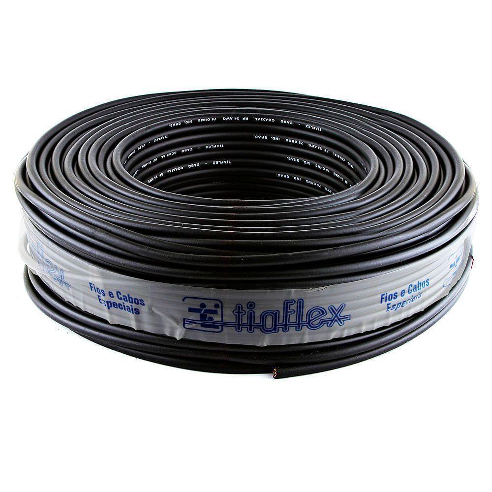 Cabo Coaxial Digital 75 Ohms Blindado Cristal - 40 Metros - 1