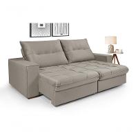 Sofá Cancún 2,30 3 Lugares Império Estofados Veludo Veludo Castanho 170 - 3