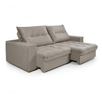 Sofá Cancún 2,30 3 Lugares Império Estofados Veludo Veludo Castanho 170 - 6