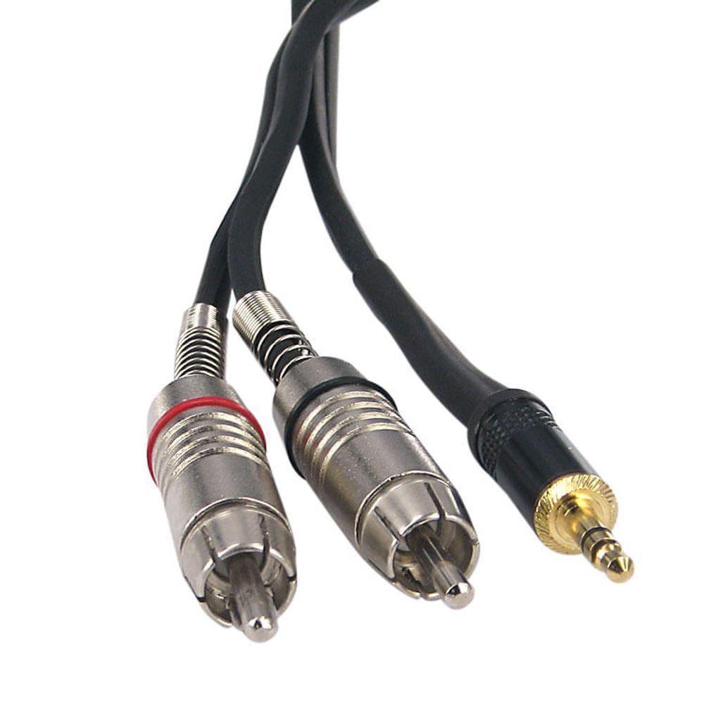 Cabo P2 Estereo Para 2 Rca Santo Angelo - 50 Metros - 1