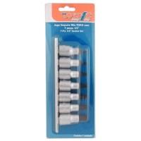 Jogo De Chave Soquete Hexalobular 1-2" Com 7 Peças Waft [f002] - 2