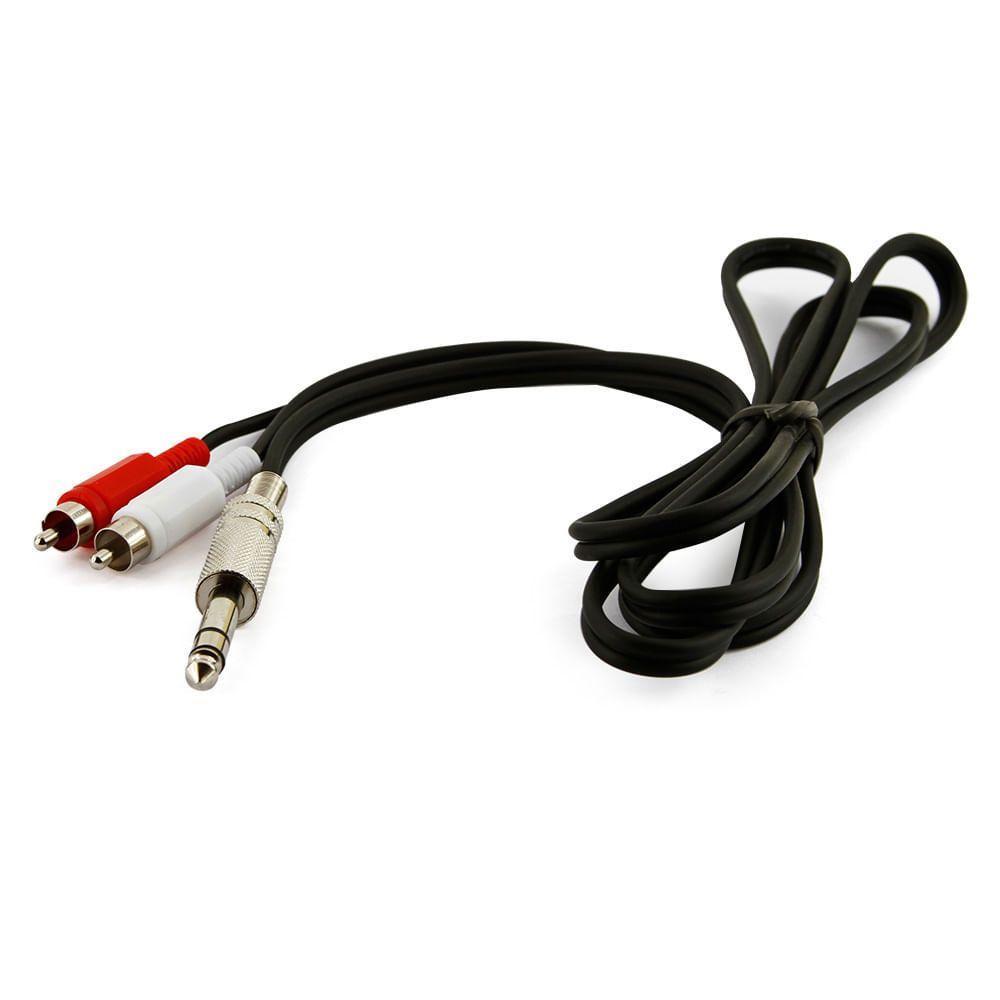Cabo P10 Estereo Para 2 Rca - 25 Metros - 2