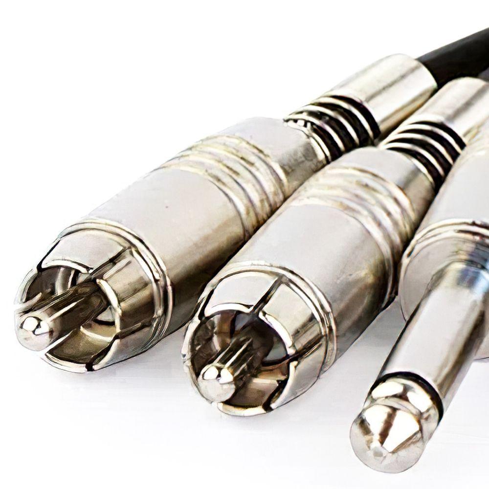 Cabo 2 P10 Mono Para 2 Rca Santo Angelo - 4 Metros - 6