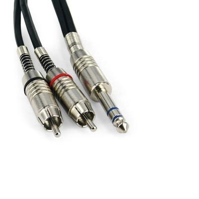 Cabo P10 Estereo Para 2 Rca Macho Santo Angelo - 65 Metros