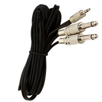 Cabo P2 Estéreo Para 2 P10 Mono - 10 Metros - 6