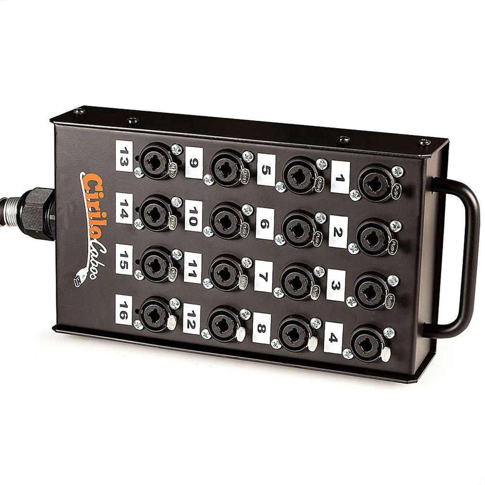 Medusa 16 Vias Com Conectores Combo - Cirilo Cabos 25 Metros - 6