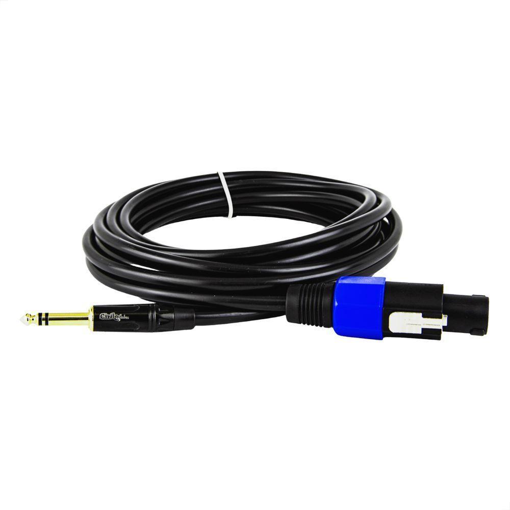 Cabo P10 Estereo Para Speakon - 3 Metros - 1