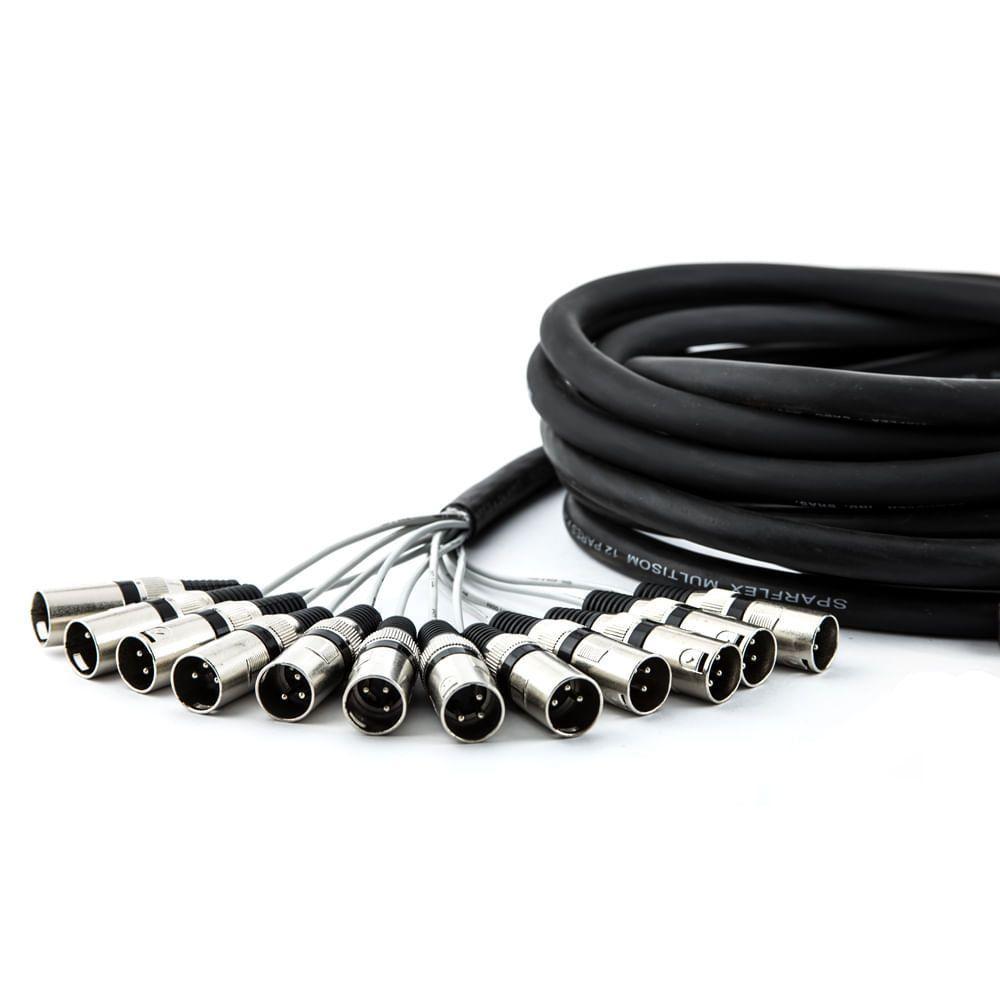 Multicabos Xlr 12 Vias Cirilo Cabos - 5 Metros - 2