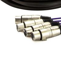 Multicabos Com Conectores Xlr 4 Vias Santo ângelo 60 Metros - 5
