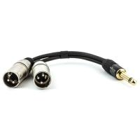 Cabo P10 Estereo Para 2 Xlr - 10 Metros - 1