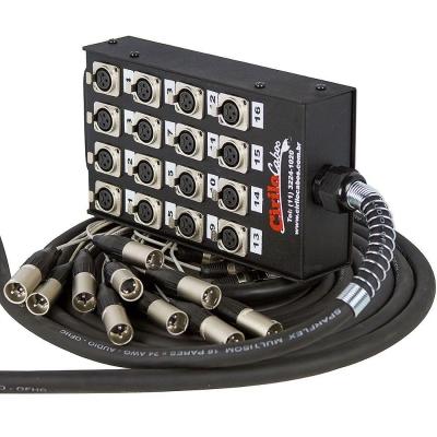Medusa 16 Vias Montada Conectores Amphenol - 10 Mt