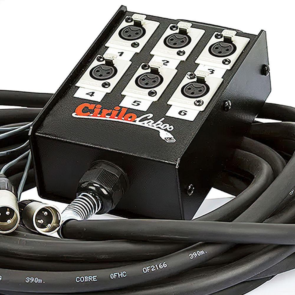 Medusa 6 Vias Montada Com Conectores Santo Angelo - 70 Mt - 5