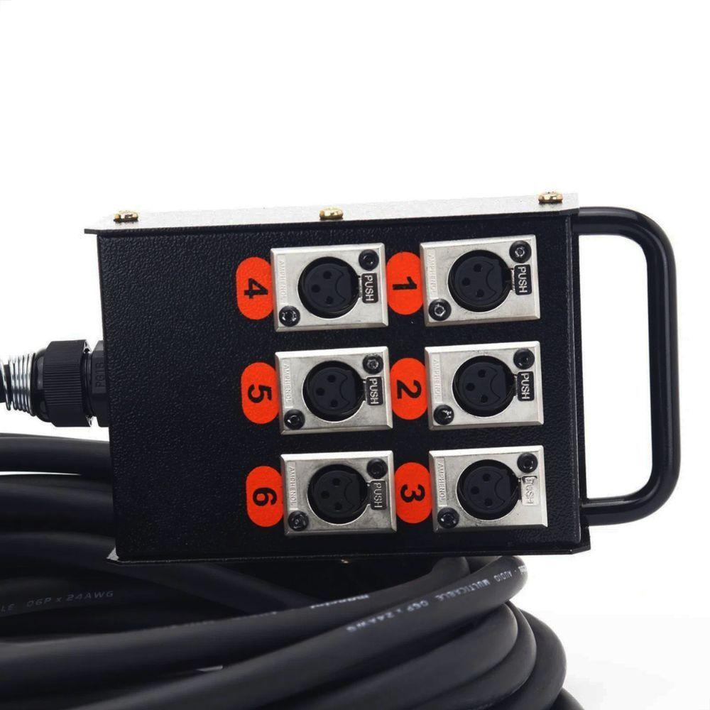 Medusa 6 Vias Montada Conectores Amphenol - 45 Metros - 7