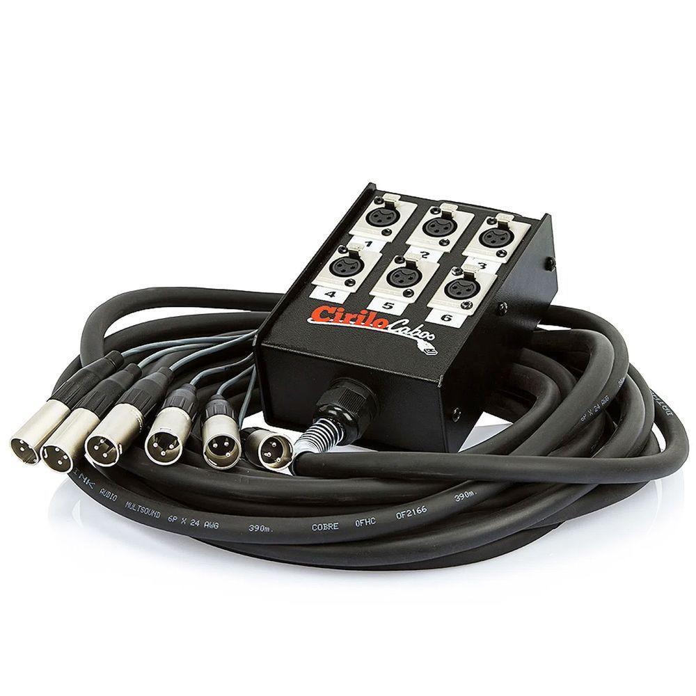 Medusa 6 Vias Montada Com Conectores Santo Angelo - 45 Mt - 1