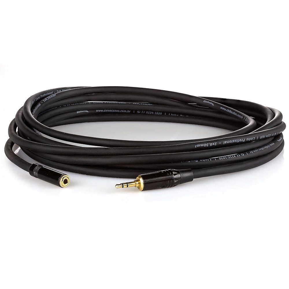Extensão P2 Fone De Ouvido Profissional - 80 Metros - 1