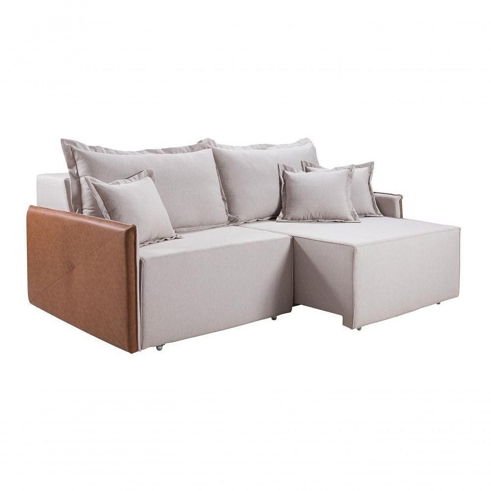 Sofá Bali 1,80 3 Lugares Compose Império Estofados Linho Linho Gelo 185/856 - 7