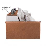 Sofá Bali 1,80 3 Lugares Compose Império Estofados Linho Linho Gelo 185/856