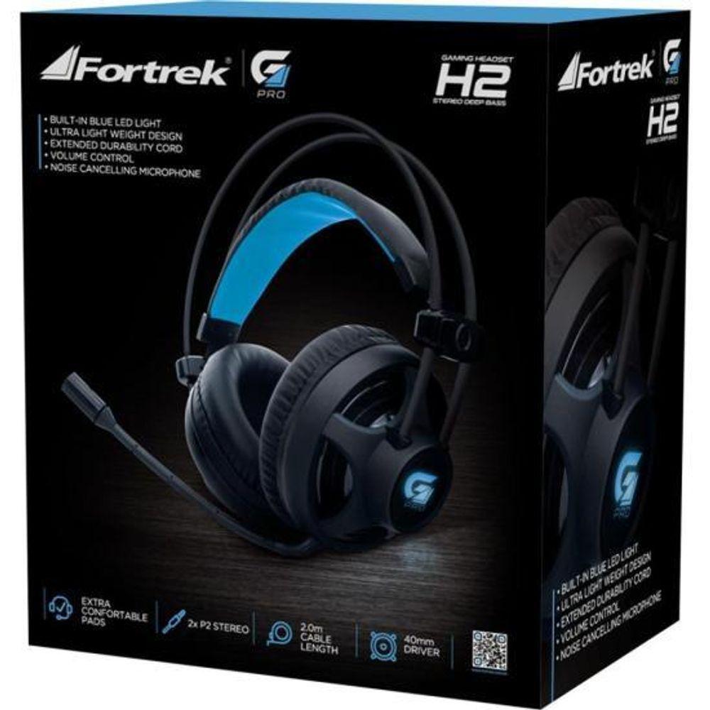 Headset Gamer Fortrek H2 P2 + Usb Preto [f002] - 4