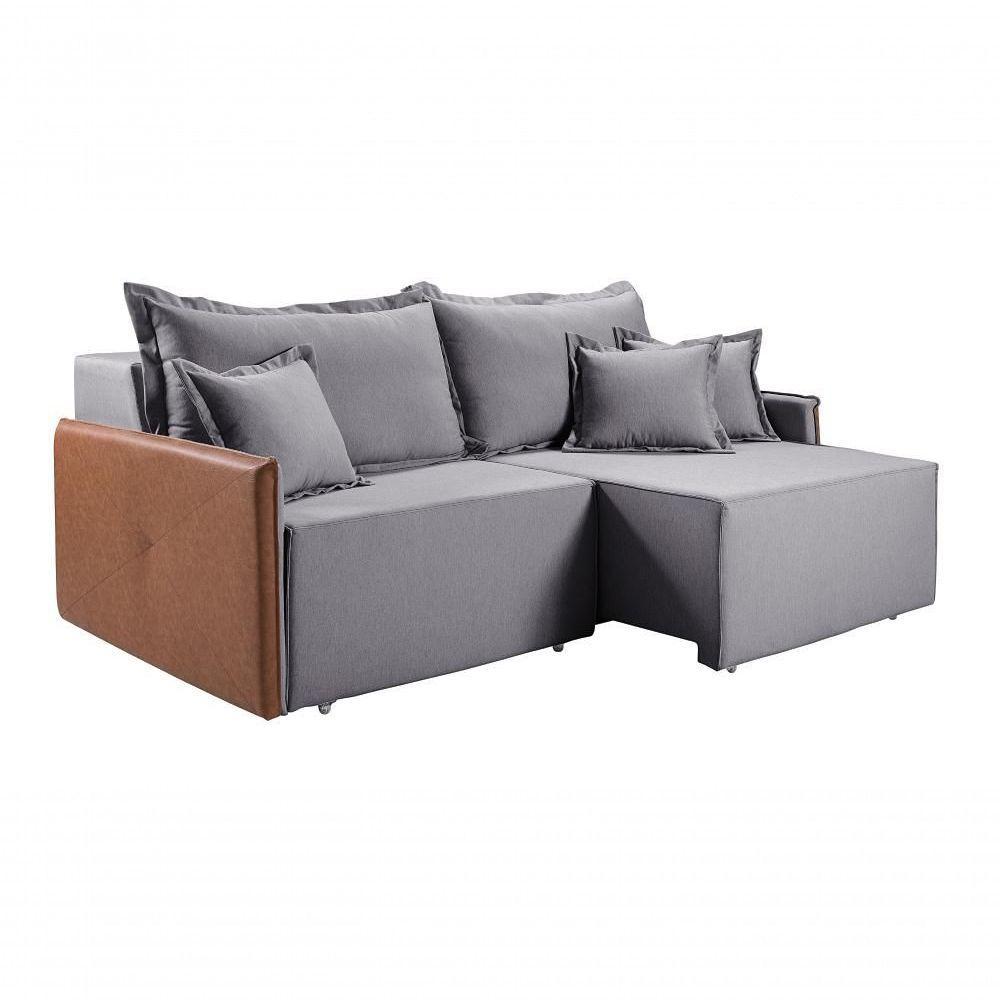 Sofá Bali 1,60 3 Lugares Compose Império Estofados Linho Linho Grafite 199/856 - 3