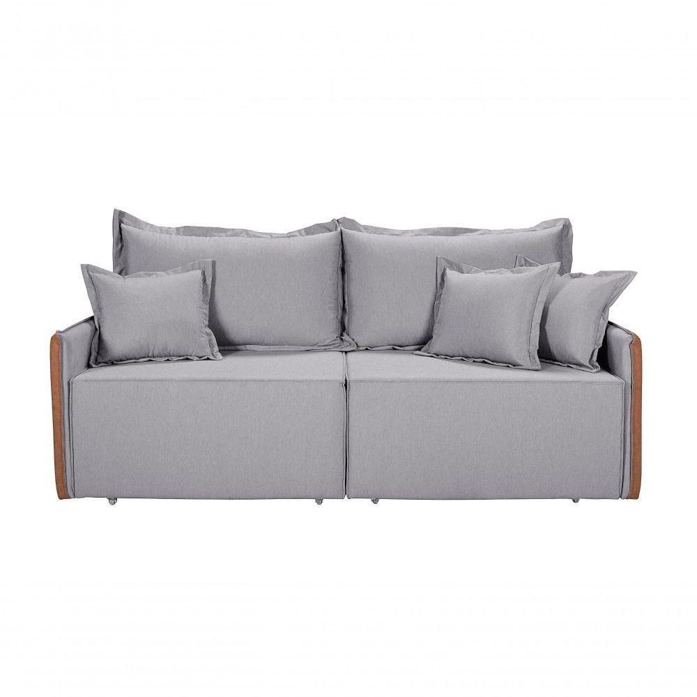 Sofá Bali 1,60 3 Lugares Compose Império Estofados Linho Linho Grafite 199/856 - 9