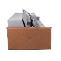 Sofá Bali 1,60 3 Lugares Compose Império Estofados Linho Linho Grafite 199/856