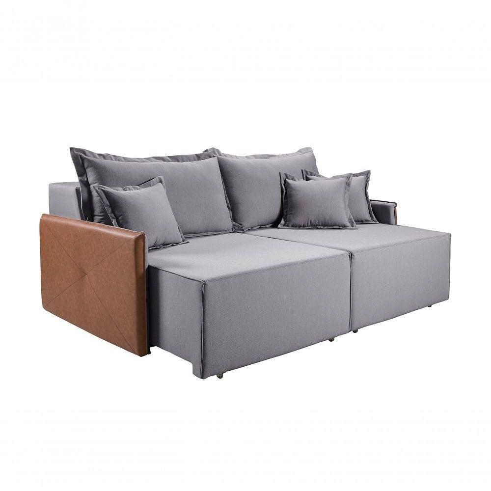 Sofá Bali 1,80 3 Lugares Compose Império Estofados Linho Linho Grafite 199/856 - 10