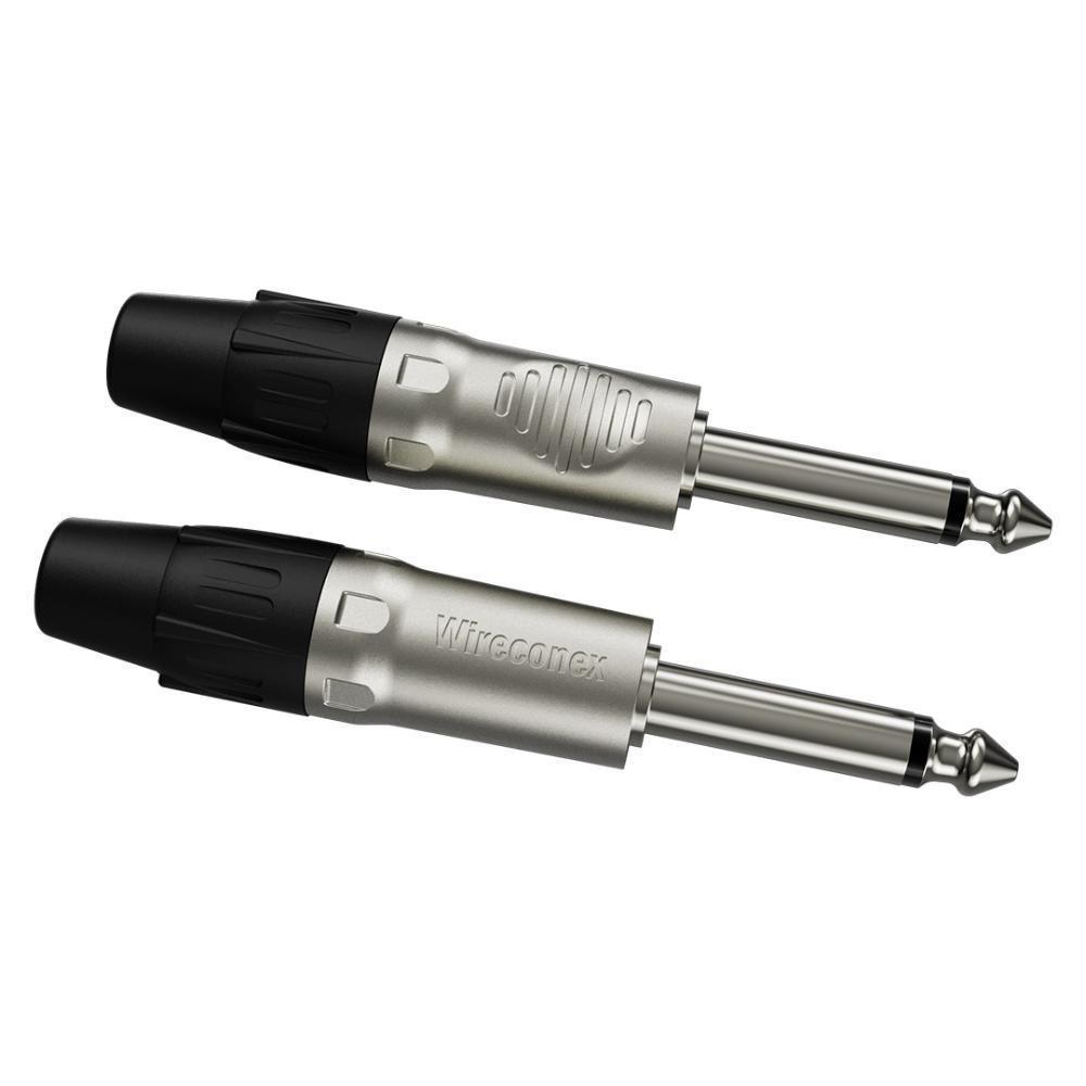 Conector P10 Macho Linha Mono Wc 1112 Wireconex 10 Unidades [f108] - 2