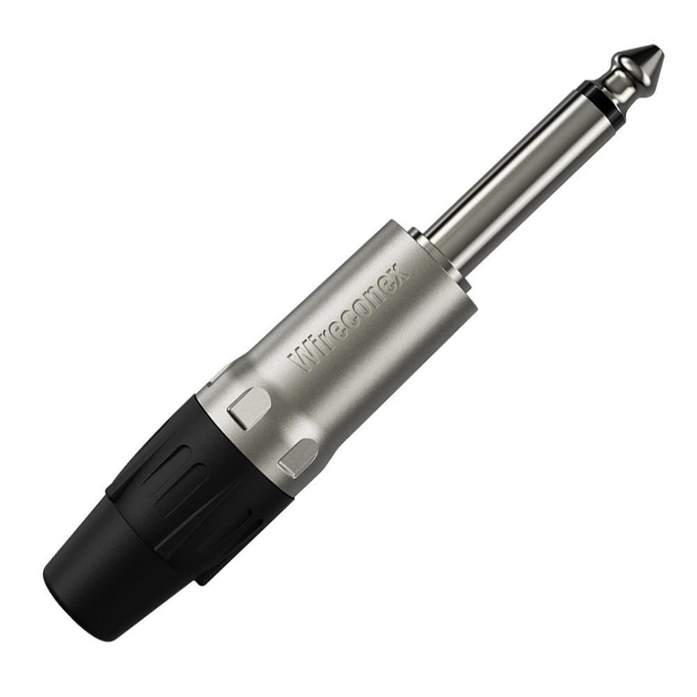 Conector P10 Macho Linha Mono Wc 1112 Wireconex 10 Unidades [f108] - 4